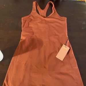 Girlfriend Collective - Mahogany Lola V-Neck Dress